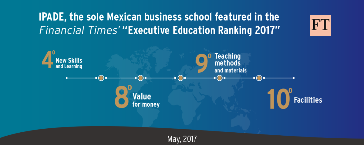 IPADE the Sole Mexican Program Featured in the FT Executive Education Rankings 2017